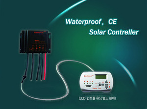 태양광 컨트롤러+제어유닛SM-10A(방수형)12V/24V,조명제어,디밍기능,과전류제어